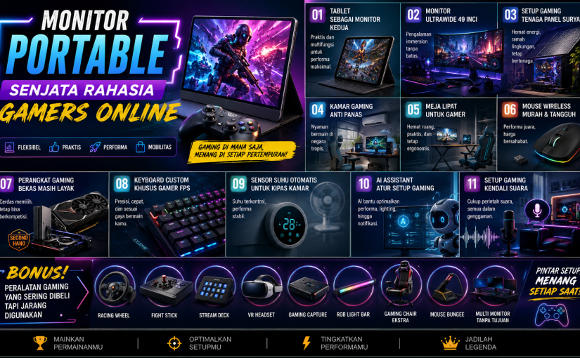 Bikin Kamar Keren! Setup Gaming Kendali Suara Mewah